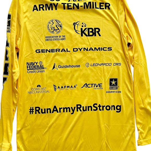 US ARMY TEN-MILER WASHINGTON DC 2020 LONG SLEEVE T-SHIRT SIZE MEDIUM UNISEX - Picture 6 of 9